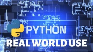 Top 10 Real World Applications Using Python Python Real World Application Uses